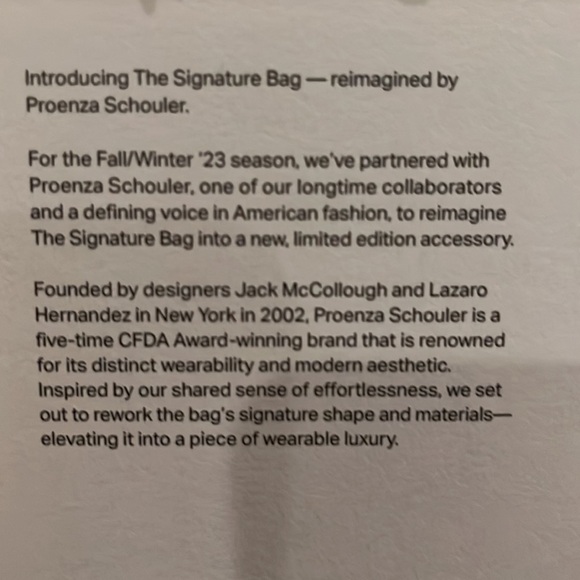 Proenza Schouler The Signature Bag, vegan - Picture 5 of 8